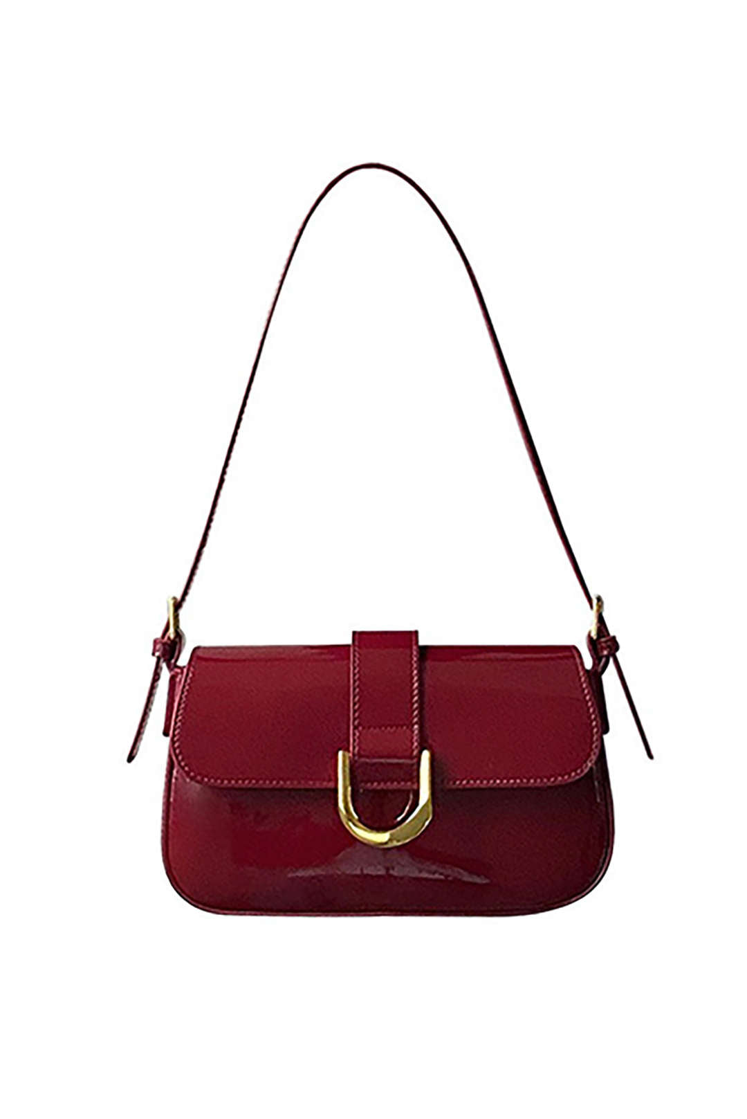 Chique Handheld Paardenschoen Gesp Schoudertas