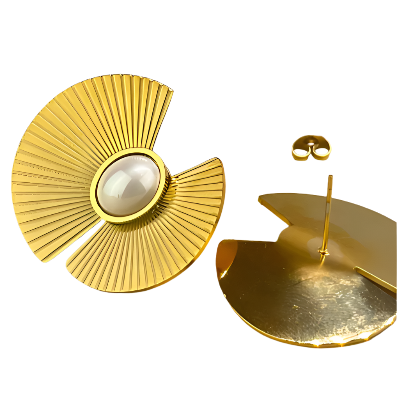 Gouden Oorbellen met Parels - Clara