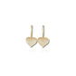 Gouden Love Heart Druppeloorbellen - Gisela