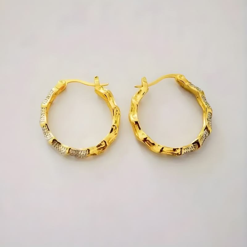 Hoepeloorbellen met Gedraaid Patroon – Noa