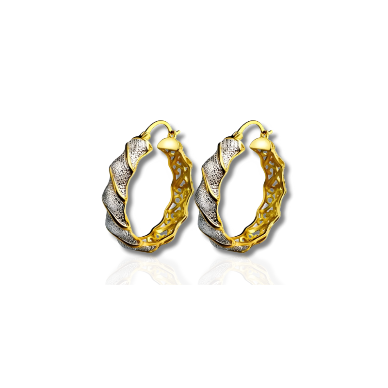 Hoepeloorbellen met Gedraaid Patroon – Noa