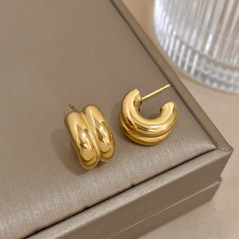 Grote Hoop Oorbellen Verguld - Mimi