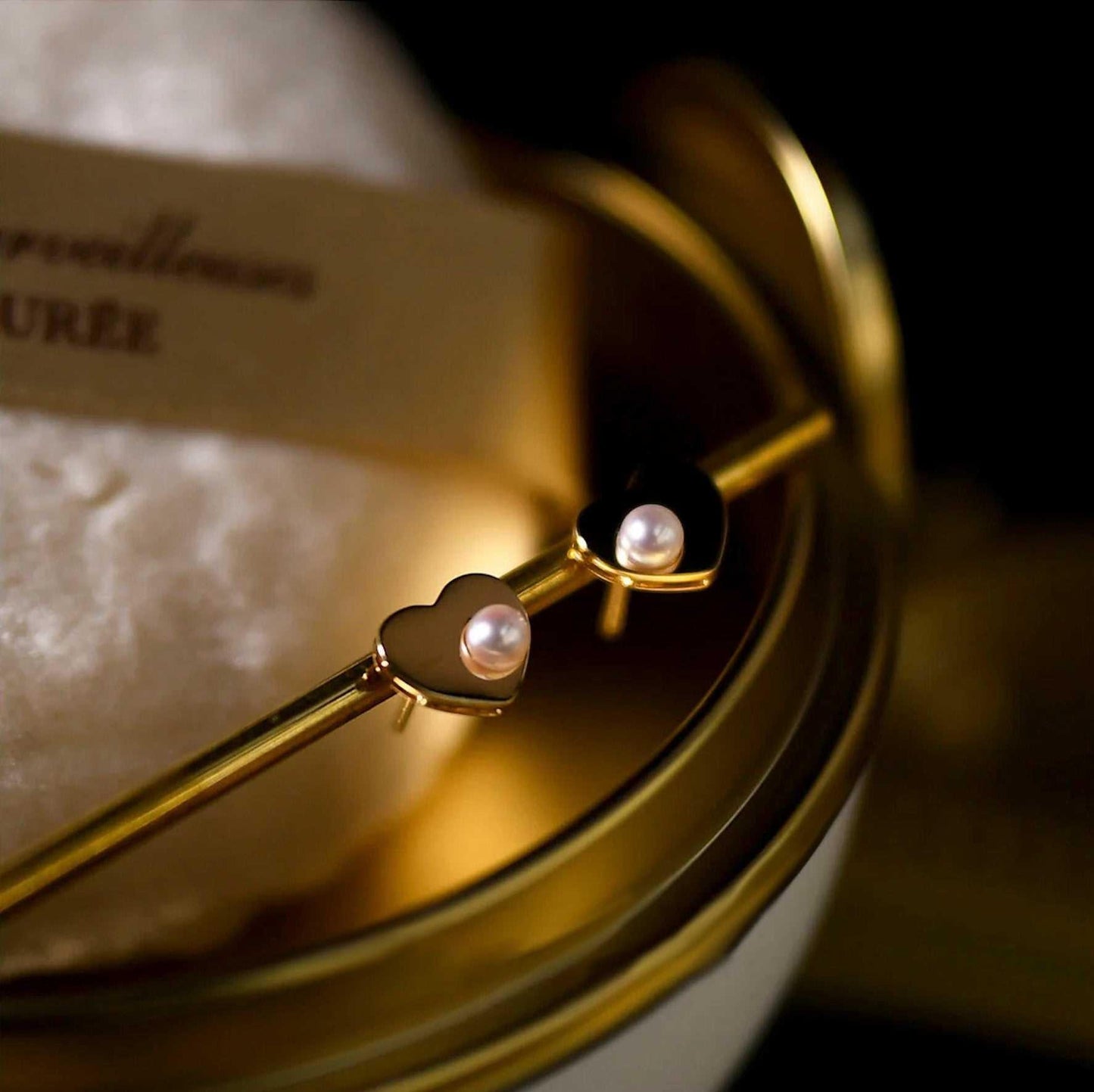 Franse Spiegel Parel studs - Riva