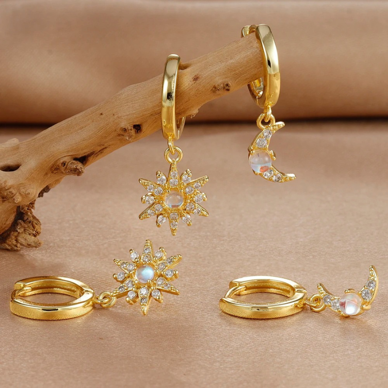 Klassieke Sunshine Oorbellen - Druppel