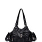 Taranta - Zwarte Rivet Schoudertas