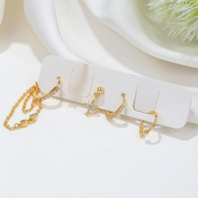 Luxe Glamour Oorbellen - Kiki