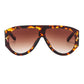 Chic Leopard Print Sunglasses with Stylish Frame