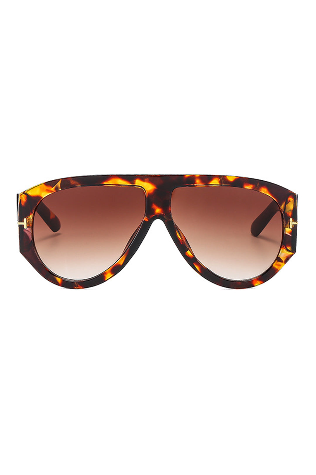 Chic Leopard Print Sunglasses with Stylish Frame