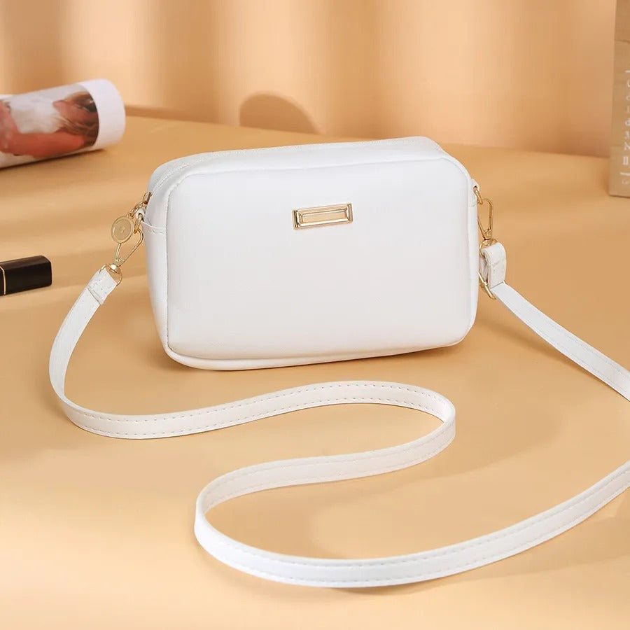 Schoudertas van synthetisch leer voor dames - Clara