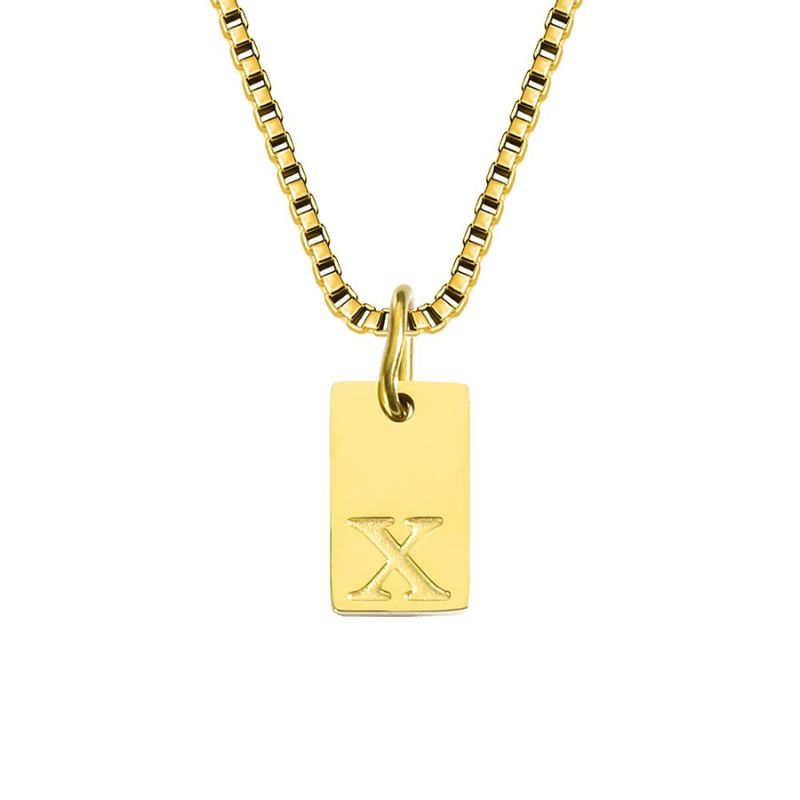 Elegante Initialen-Letterketten – Stilvolles Personalisiertes Schmuckstück von Aleid