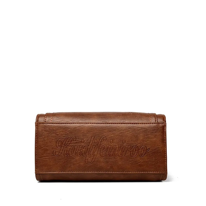 Dames schoudertas van synthetisch leer met metallic details - Juliette