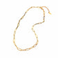 Elegante Gouden Paperclip Ketting - Bianca voor een Stijlvolle Look