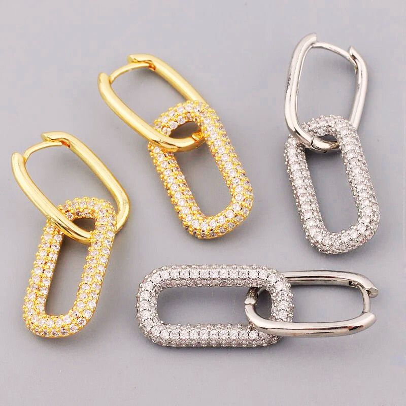 Elegante Vierkante Oorbellen met Strakke Afwerking - Sisi