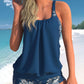 Tankini Set voor Dames – Losse Pasvorm – Ademend Stof – Bescheidde Bedekking – Tweedelige Set