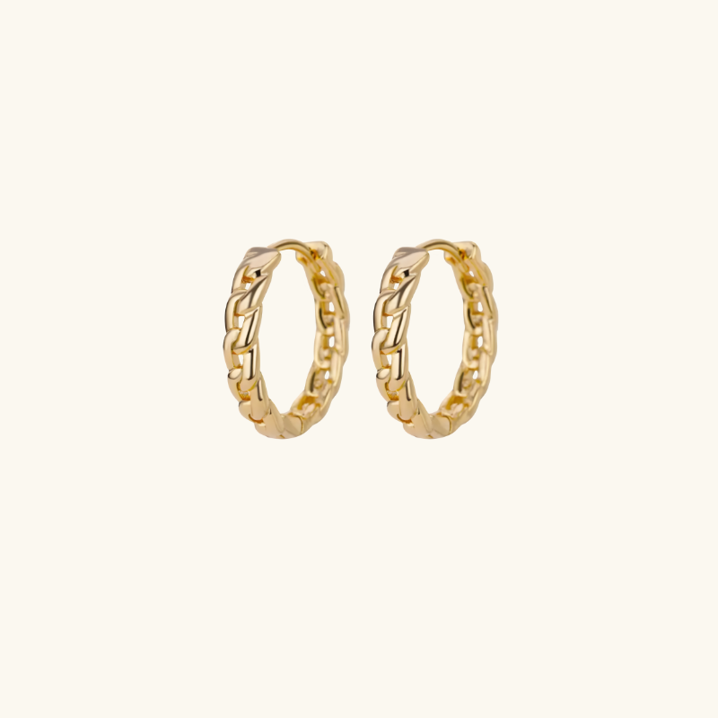 Ketting Hoepel Oorbellen - Susan