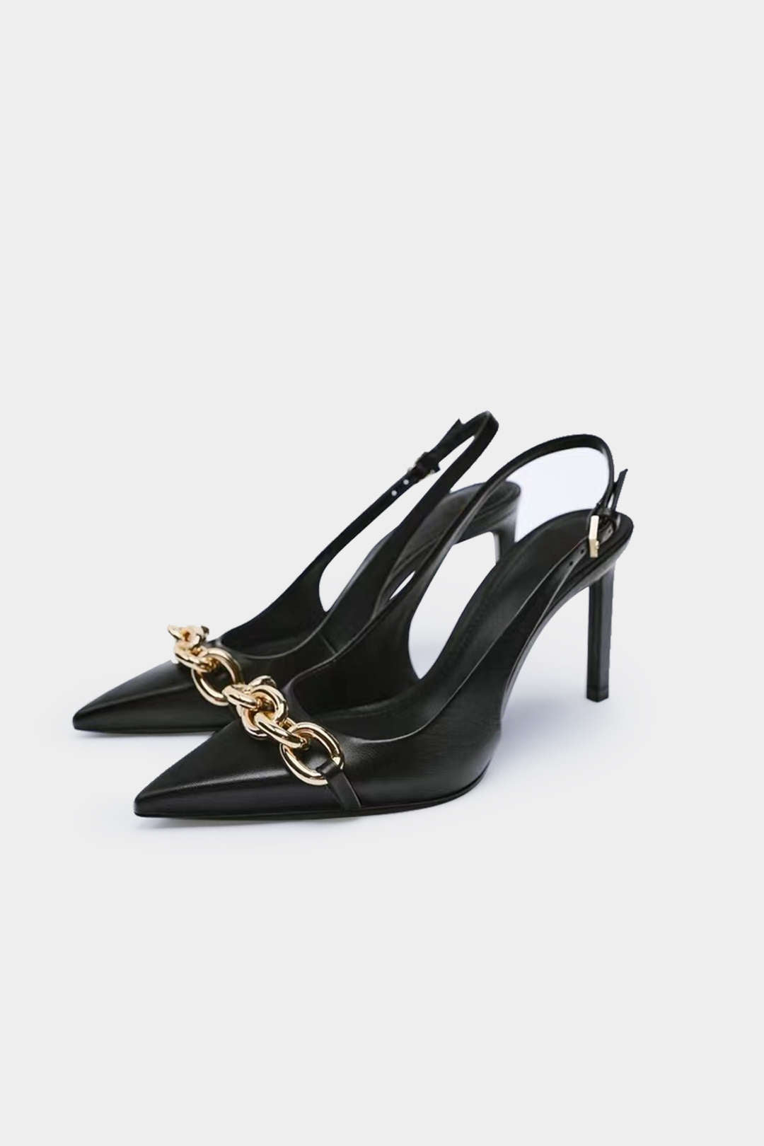 Sprankelende metalen spijkerhakketting