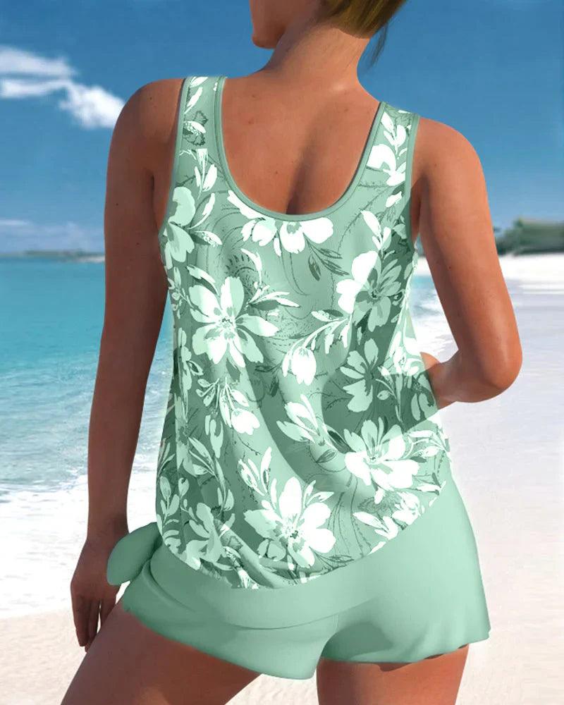 Tankini badpak voor dames – elegante tweedelige stijl
