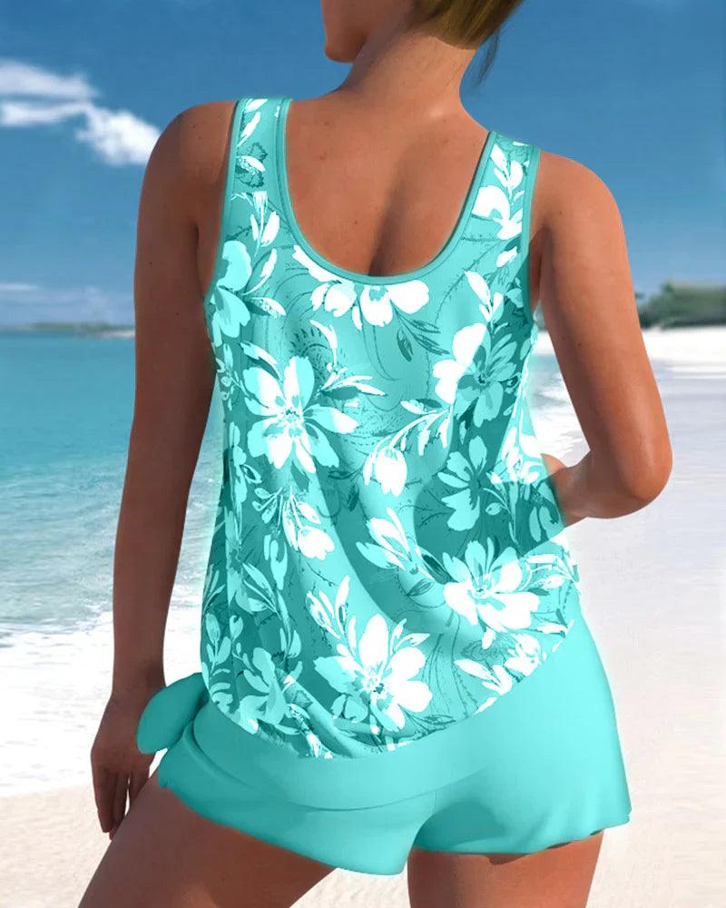 Tankini badpak voor dames – elegante tweedelige stijl