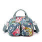 Damesschoudertas met meerdere vakken bloemenprint - Elora
