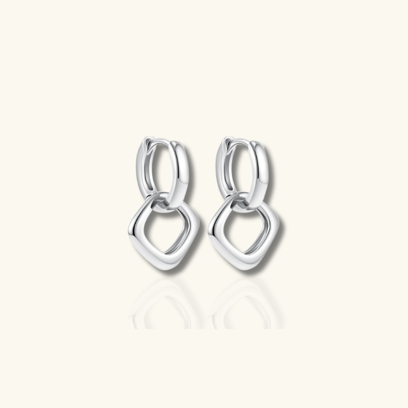 Geometrische Creoolse Hoepel Oorbellen - Zoey