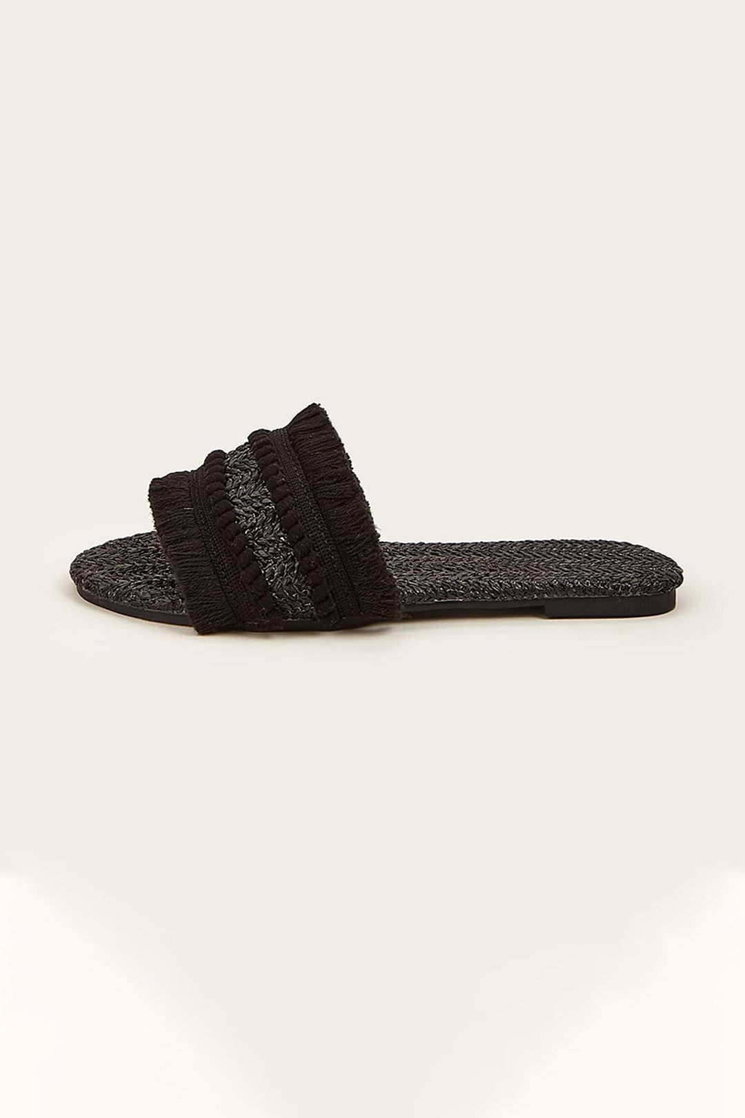 Chique Fringe Pantoffels voor Knusse Comfort