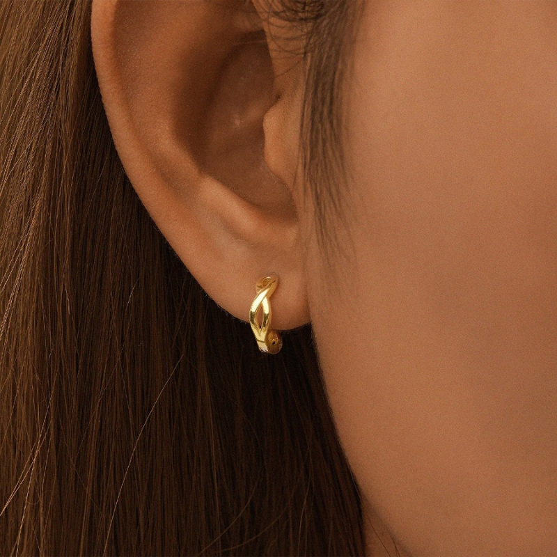 Elegante Oneindige Oorbellen - Sarah voor een tijdloze en stijlvolle uitstraling