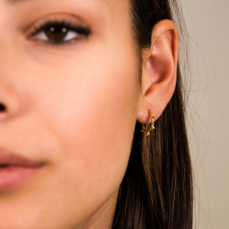 Kralen Hoepel Oorbellen - Layla