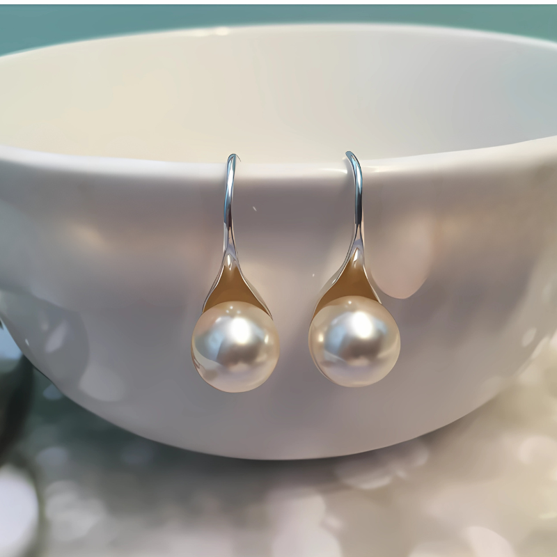 Klassieke Druppeloorbellen met Parel - Classic