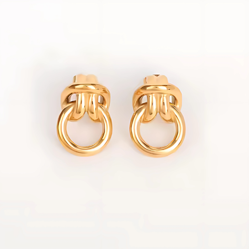 Grove knoop Oorbellen - Jordyn