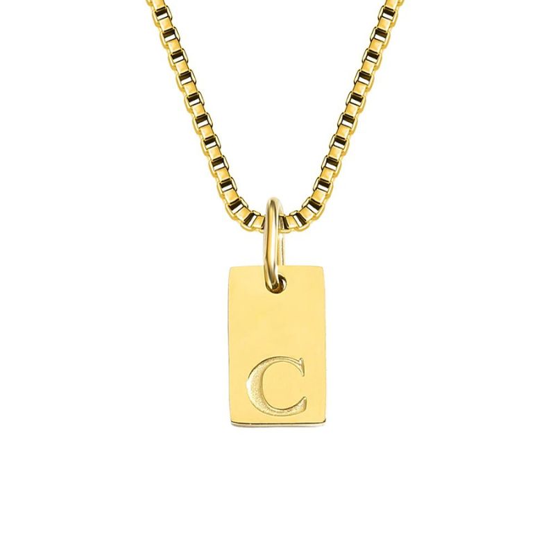 Elegante Initialen-Letterketten – Stilvolles Personalisiertes Schmuckstück von Aleid