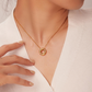 Elegant Goud Vergulde Zirkonia Hanger Ketting - Kate