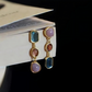 Hanger Oorbellen met Kleurrijke Stenen - Sisi