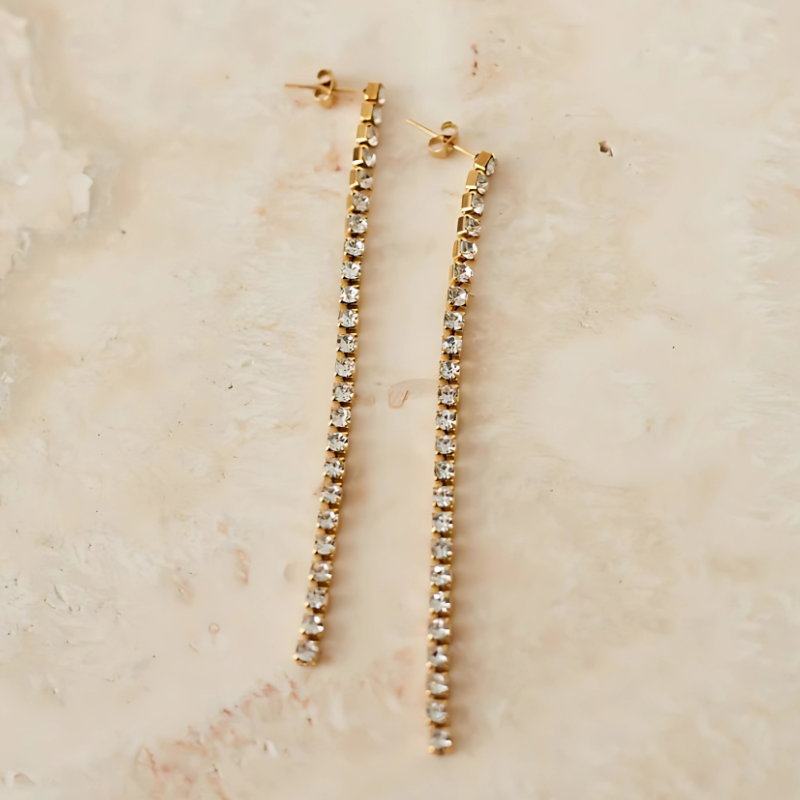 Ketting Oorbellen Elegant Kristal Ontwerp- Kiri