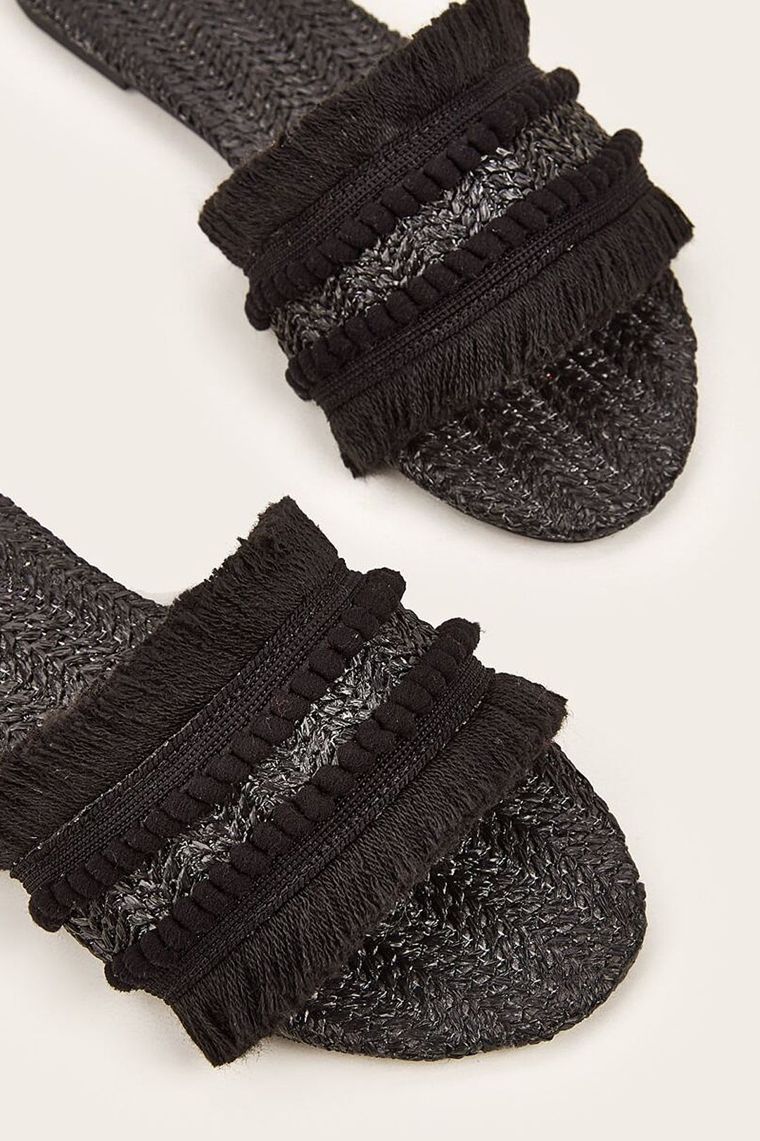 Chique Fringe Pantoffels voor Knusse Comfort