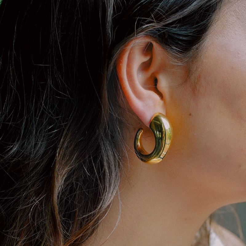 Hoepel Oorbellen Robuust Ontwerp - Nienke