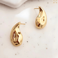 Gouden Teardrop Oorbellen - Vero