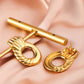 Goudvergulde Ananas Oorknopjes – Mae