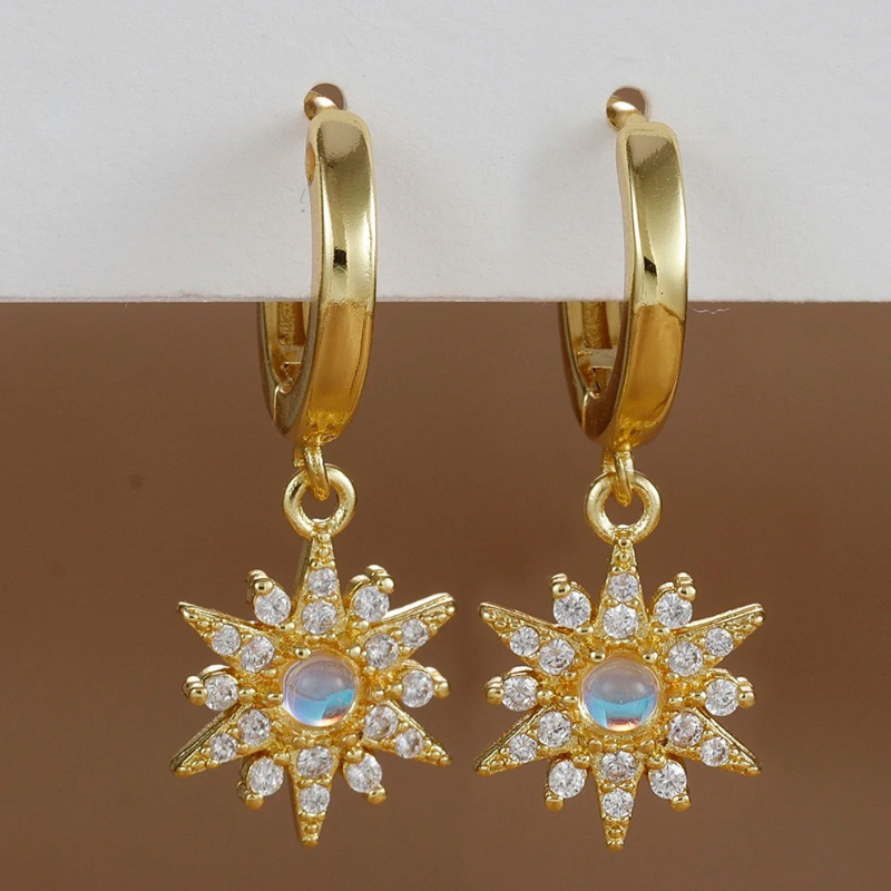 Klassieke Sunshine Oorbellen - Druppel