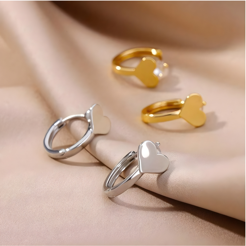 Hartjes Oorbellen - Love