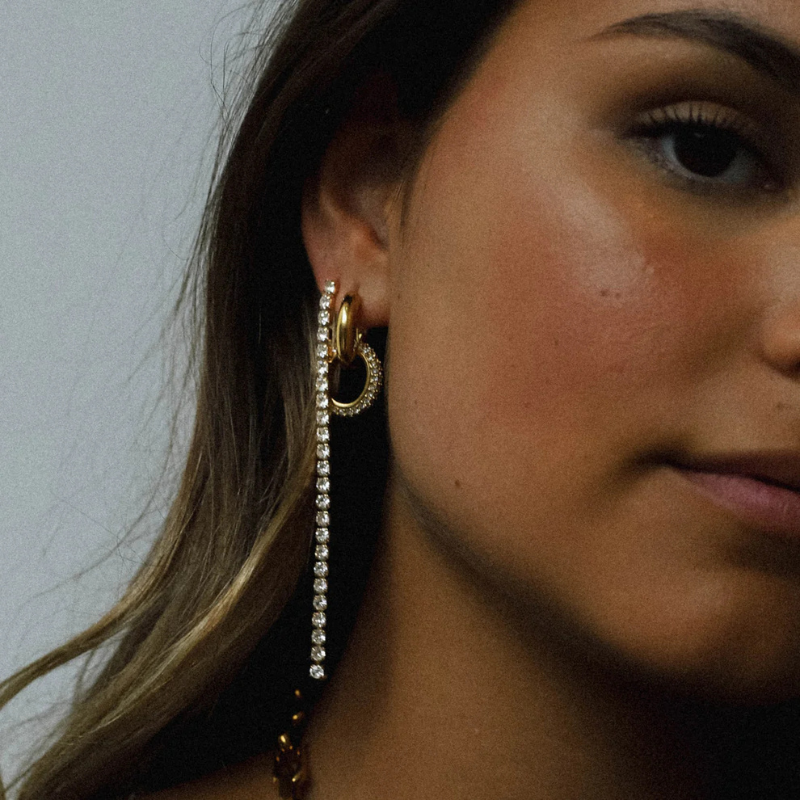 Ketting Oorbellen Elegant Kristal Ontwerp- Kiri