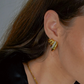 Elegant Drievoudige Oorbellen met Zirkoon - Nini