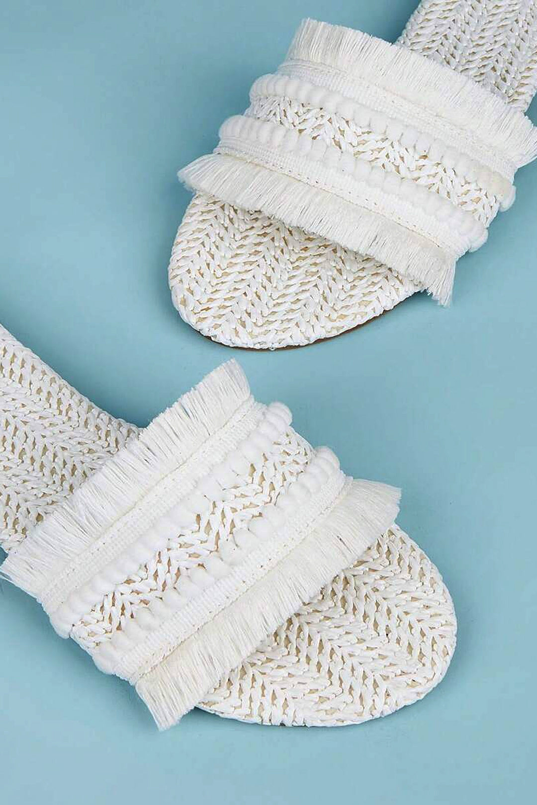 Chique Fringe Pantoffels voor Knusse Comfort