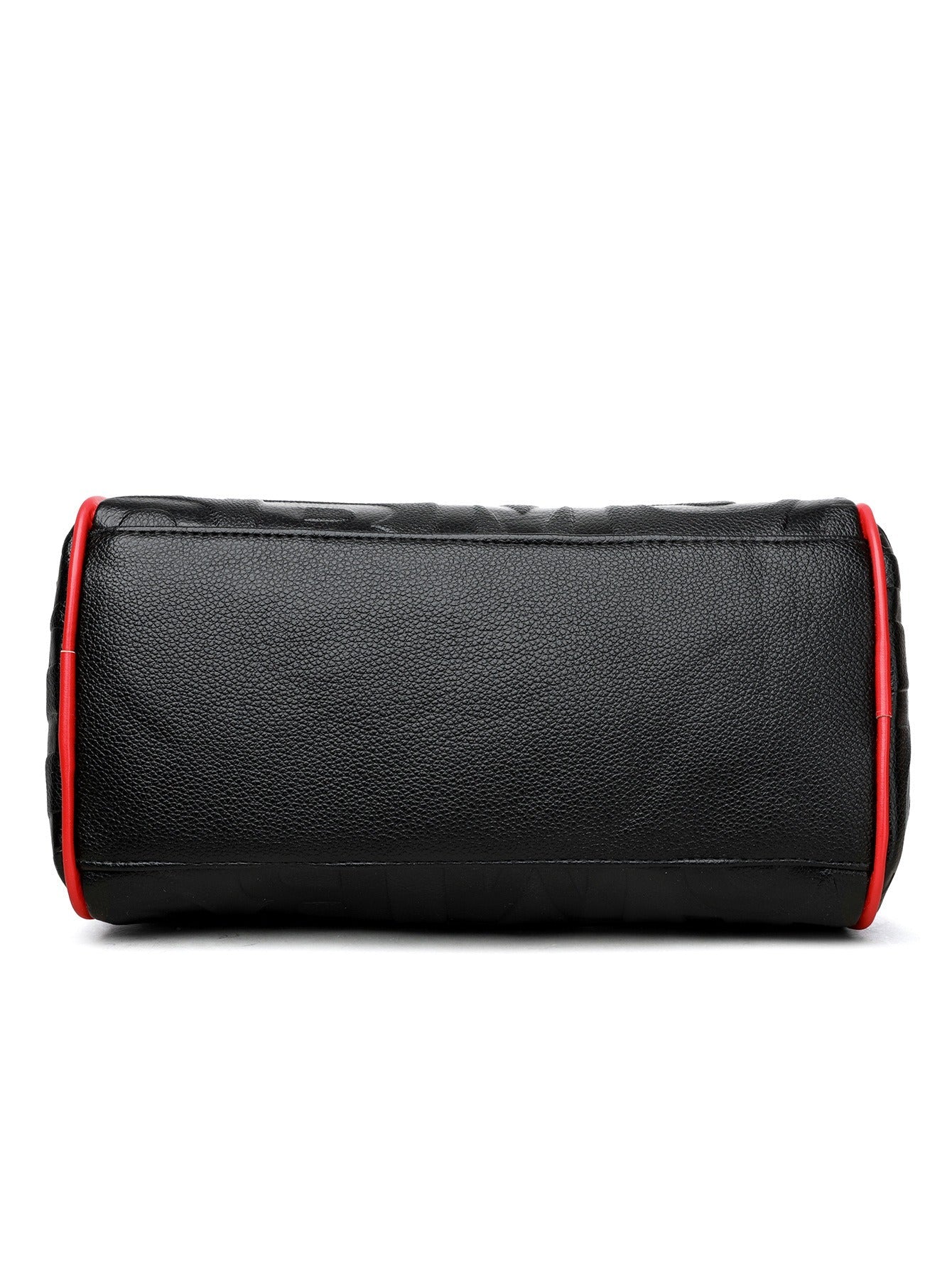 Damestas van kunstleer met reliëf - Yanelis