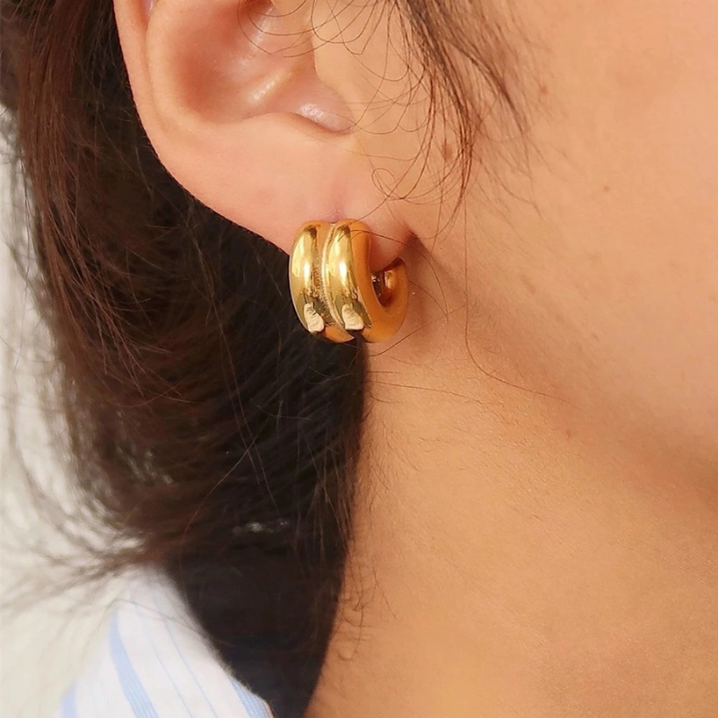 Grote Hoop Oorbellen Verguld - Mimi