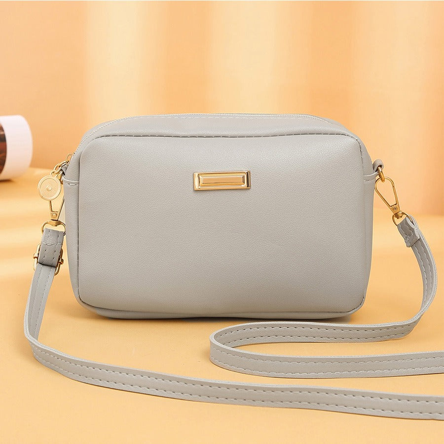 Schoudertas van synthetisch leer voor dames - Clara