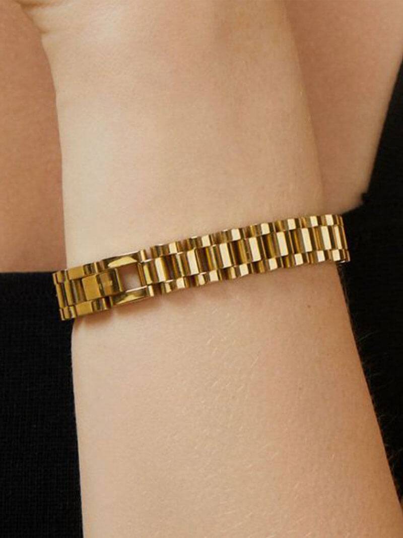 Elegante schakelkralenarmband voor elke gelegenheid