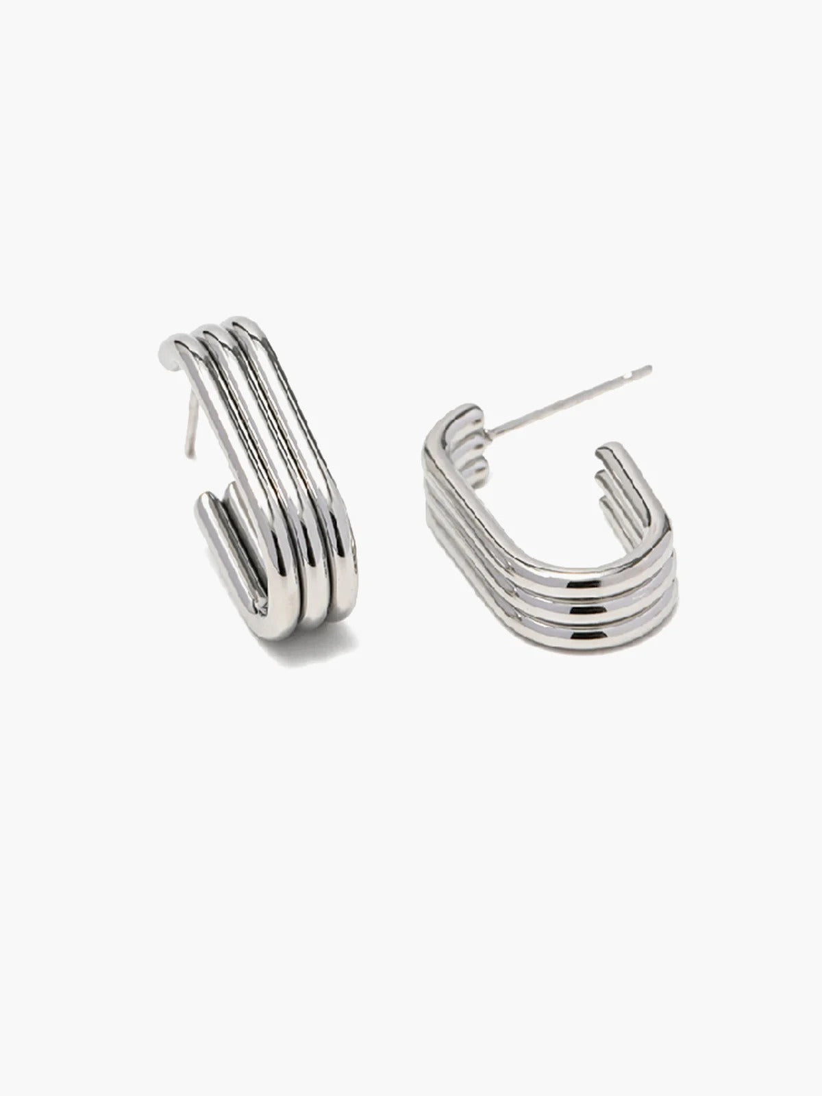 Elegant U-Hoop Oorbellen van Bellissima