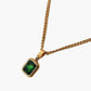 Lente Groene Hanger Ketting