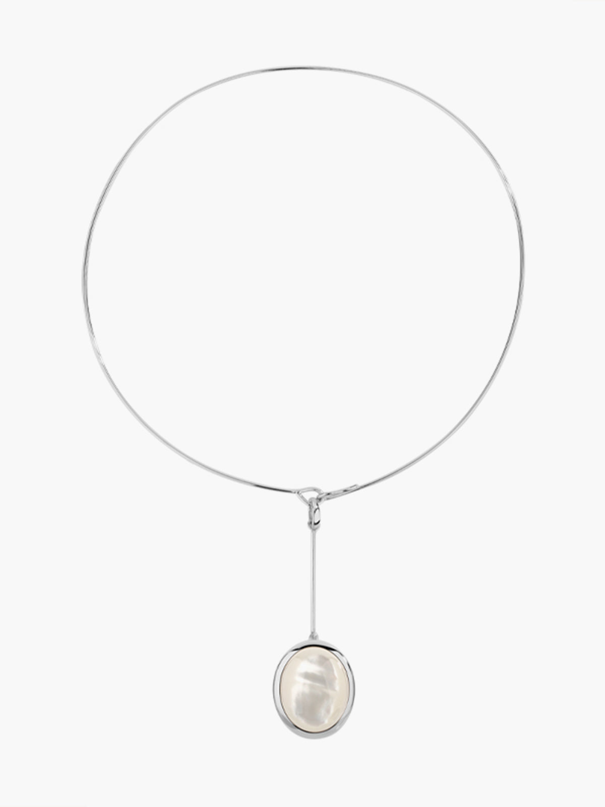Reflecteer je elegantie met de stijlvolle Zilveren Barok Parel Ketting