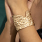Onregelmatige Gouden Cuff Armband